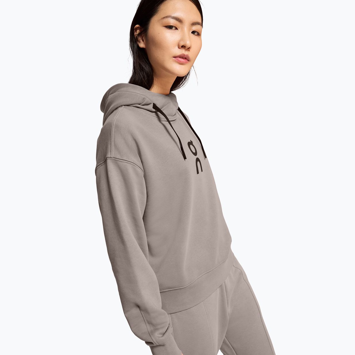 Women's On Running Club Hoodie cinder 4