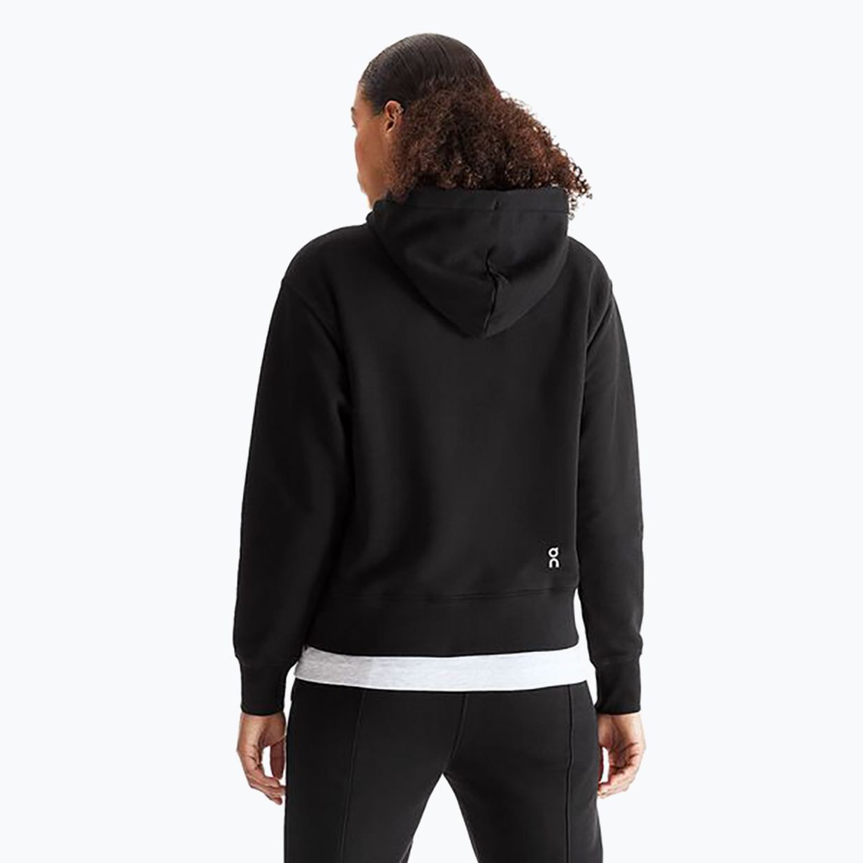 Women's On Running Club Hoodie black 2