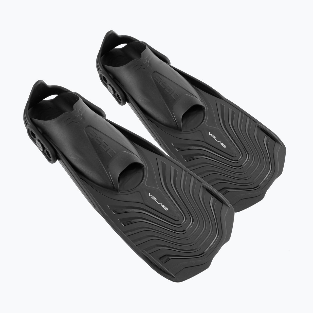 SEAC Vela OH black snorkel fins