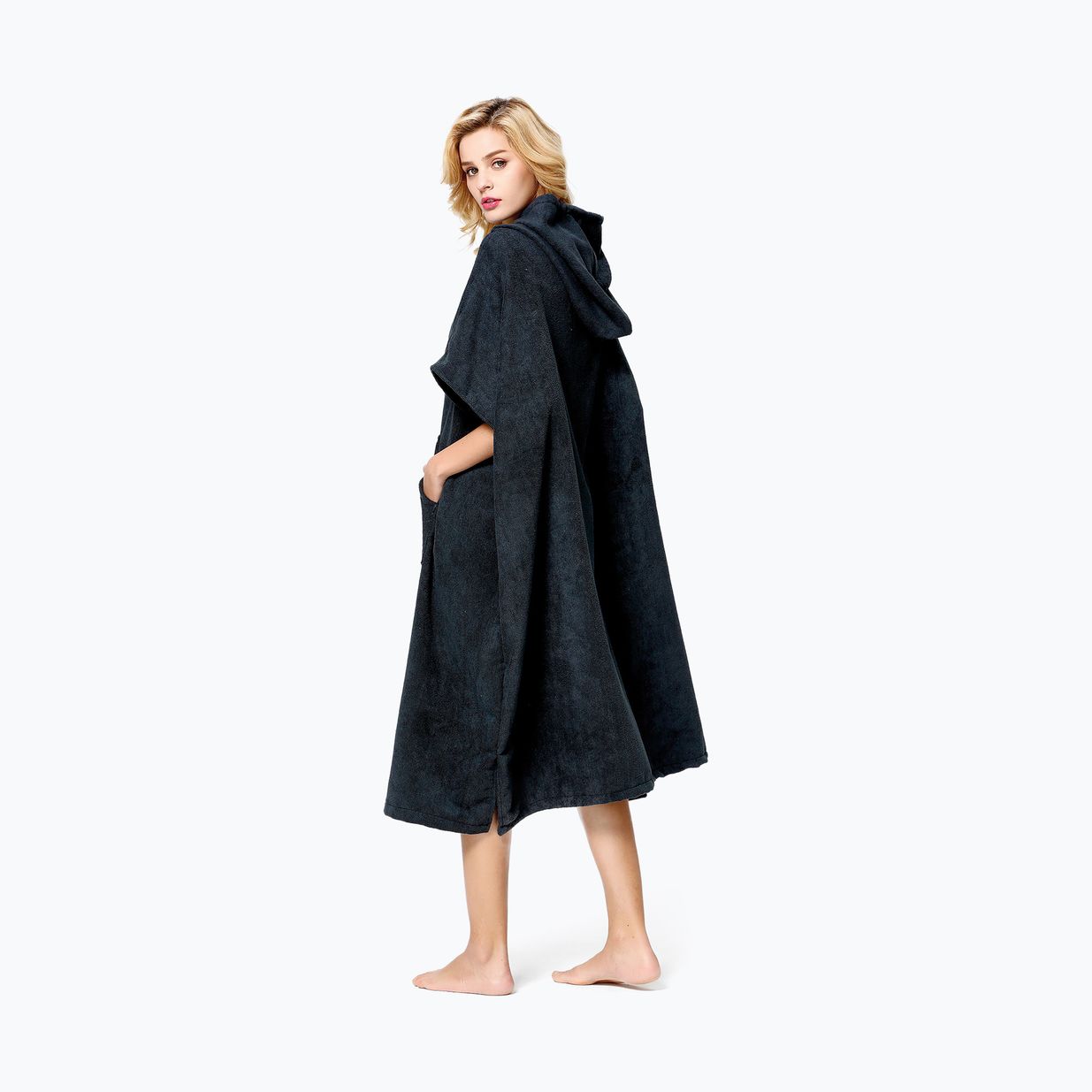 Cressi Robe black XVA914000 poncho 3