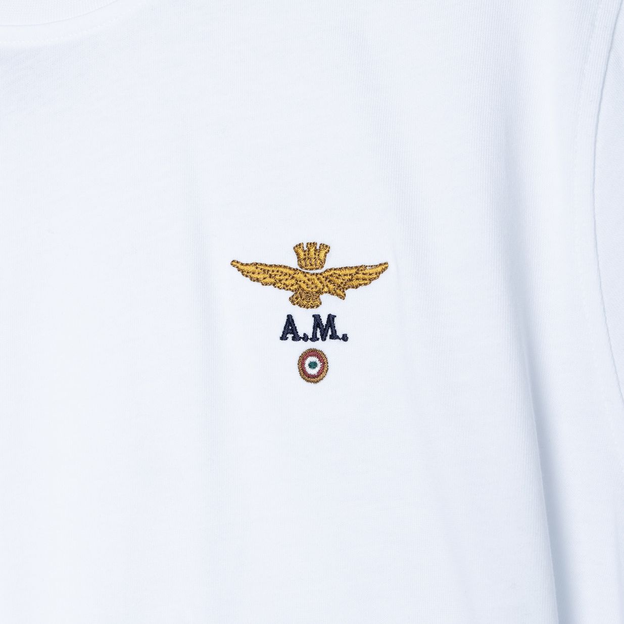 Men's Aeronautica Militare Essential off white t-shirt 3