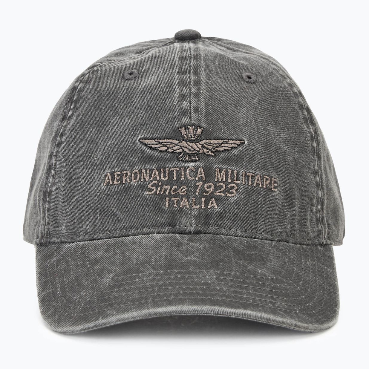 Men's Aeronautica Militare Pigment Treated jet black baseball cap 2