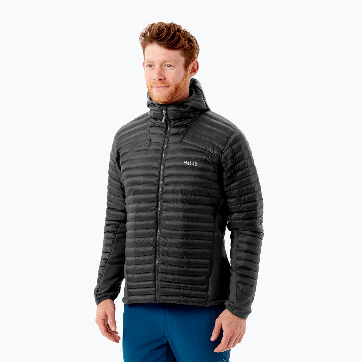 Men's down jacket Rab Cirrus Flex 2.0 Hoody black