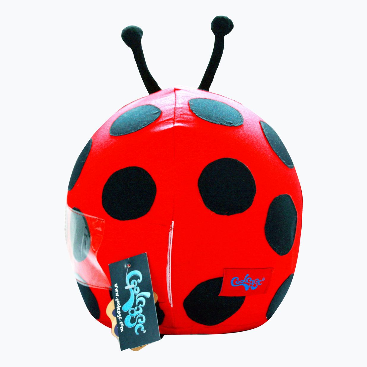 COOLCASC Ladybird helmet overlay red 001 6