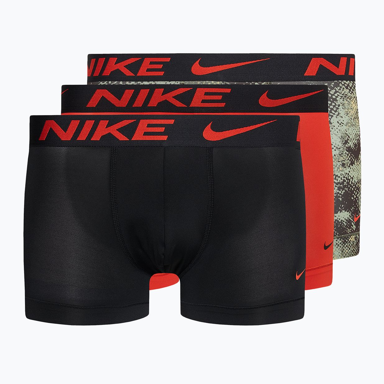 Nike Dri-Fit Essential men's boxer shorts 3 pairs cromson/team orange/black