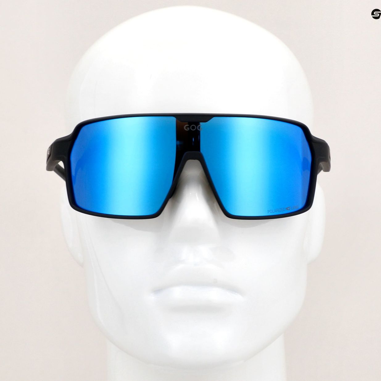 GOG Kronos matt black/polychromatic white-blue sunglasses 10