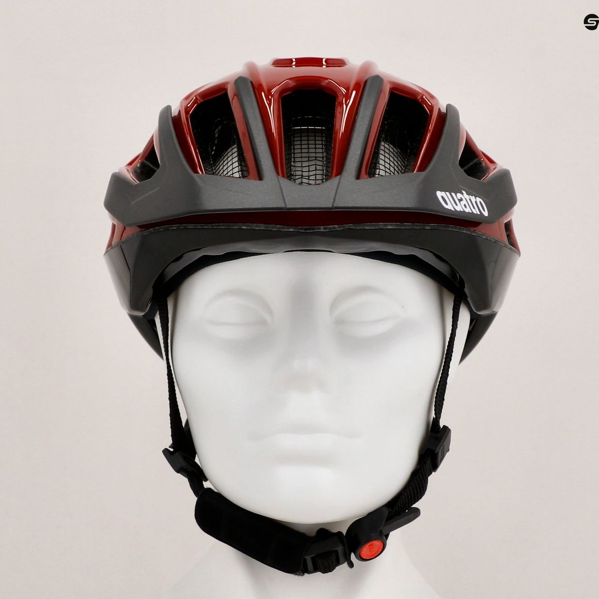 Bike helmet UVEX Quatro ruby red/black 12