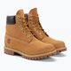 Men's Timberland Premium 6 Inch wheat nubuck trekking boots 4