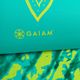 Gaiam Turquoise Lotus yoga mat 6 mm green 62344 5