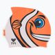 TYR Charactyr Happy Fish children's swimming cap orange LCSHFISH