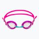 TYR Qualifier clear/purple/pink swimming goggles 2