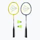 Dunlop Nitro-Star SSX 1.0 badminton set blue/yellow 13015319