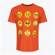Children's tennis shirt Wilson Emoti-Fun Tech Tee orange WRA807403