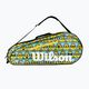 Children's tennis bag Wilson Minions 2.0 Team 6 Pack blue yellow black
