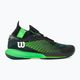 Men's tennis shoes Wilson Kaos Rapide STF black/green 2