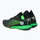 Men's tennis shoes Wilson Kaos Rapide STF black/green 3