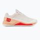 Women's tennis shoes Wilson Rush Pro 4.0 Clay white/peach parfait/infrared 2