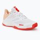 Women's tennis shoes Wilson Kaos Stroke 2.0 white/peach perfait/infrared