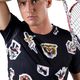 Men's tennis shirt HYDROGEN Tattoo Tech black T00504007 5
