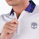 Men's HYDROGEN Tartan white and purple tennis polo shirt T00518E82 2