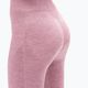 Women's workout leggings Gym Glamour seamless pink melange 197 4