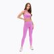 Women's training leggings Gym Glamour Push Up Pink 368 2