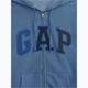 Men's GAP V-Heritage Logo Novelty FZ sweatshirt bainbridge blue 2