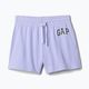 Women's GAP Heritage French Logo shorts fresh lavender 3