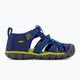 KEEN Seacamp II CNX blue depths/chartreuse children's sandals 2