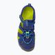 KEEN Seacamp II CNX blue depths/chartreuse junior sandals 6