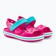 Crocs Crockband Kids Sandals candy pink/pool 4