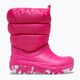 Crocs Classic Neo Puff candy pink junior snow boots 9