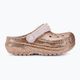 Crocs Classic Lined Glitter Clog gold/barely pink children's flip-flops 3