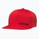 CCM Small Logo Flat Brim SR baseball cap red 2