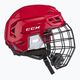 CCM Tacks 210 Combo hockey helmet red 3