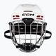 CCM Tacks 70 Combo junior hockey helmet white 4109872 2