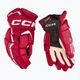CCM JetSpeed FT6 Pro SR red/white hockey gloves 2