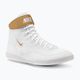 Men's wrestling shoes Nike Inflict 3 white/metallic gold