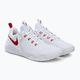 Men's volleyball shoes Nike Air Zoom Hyperace 2 white and red AR5281-106 4