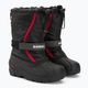 Sorel Flurry Dtv black/bright red junior snow boots 4