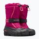 Sorel Flurry Dtv deep blush/tropic pink junior snow boots 9