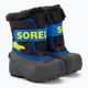 Sorel Snow Commander black/super blue children's snow boots 4