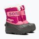 Sorel Snow Commander children's snow boots tropical pink/deep blush 9