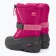 Sorel Flurry Dtv deep blush/tropic pink children's snow boots 3