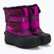 Sorel Snow Commander children's trekking boots purple dahlia/groovy pink 4