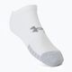 Under Armour Heatgear No Show sports socks 3 pairs white 1346755 2