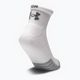Under Armour Heatgear Quarter sports socks 3 pairs white and grey 1353262 2