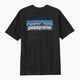 Men's Patagonia P-6 Logo Responsibili-Tee trekking t-shirt black 3