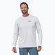 Men's Patagonia P-6 Logo Responsibili Longsleeve white