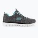 Women's training shoes SKECHERS Graceful Twisted Fortune black/turquoise 2